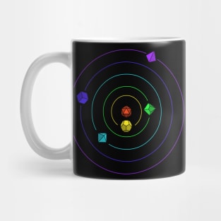 Orbiting RPG Dice Mug